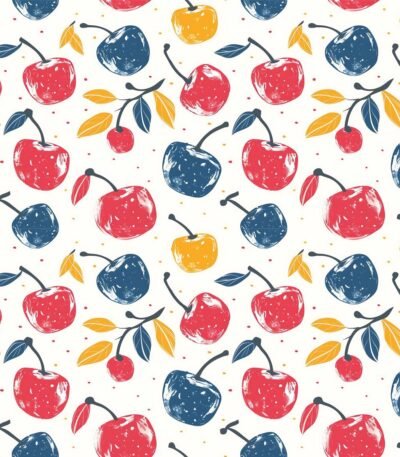 Lycra Estampada – Cereja