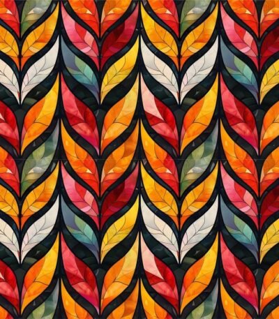 Lycra Estampada – Chevron Black Color