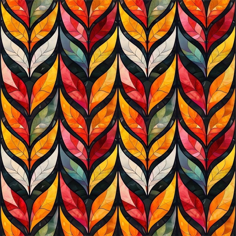 Lycra Estampada – Chevron Black Color
