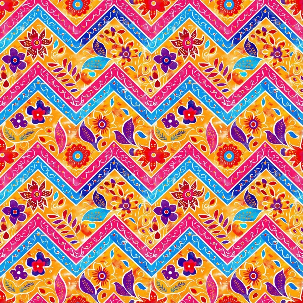 Lycra Estampada – Chevron Indian
