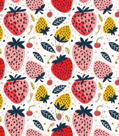 Lycra Estampada – Morangos