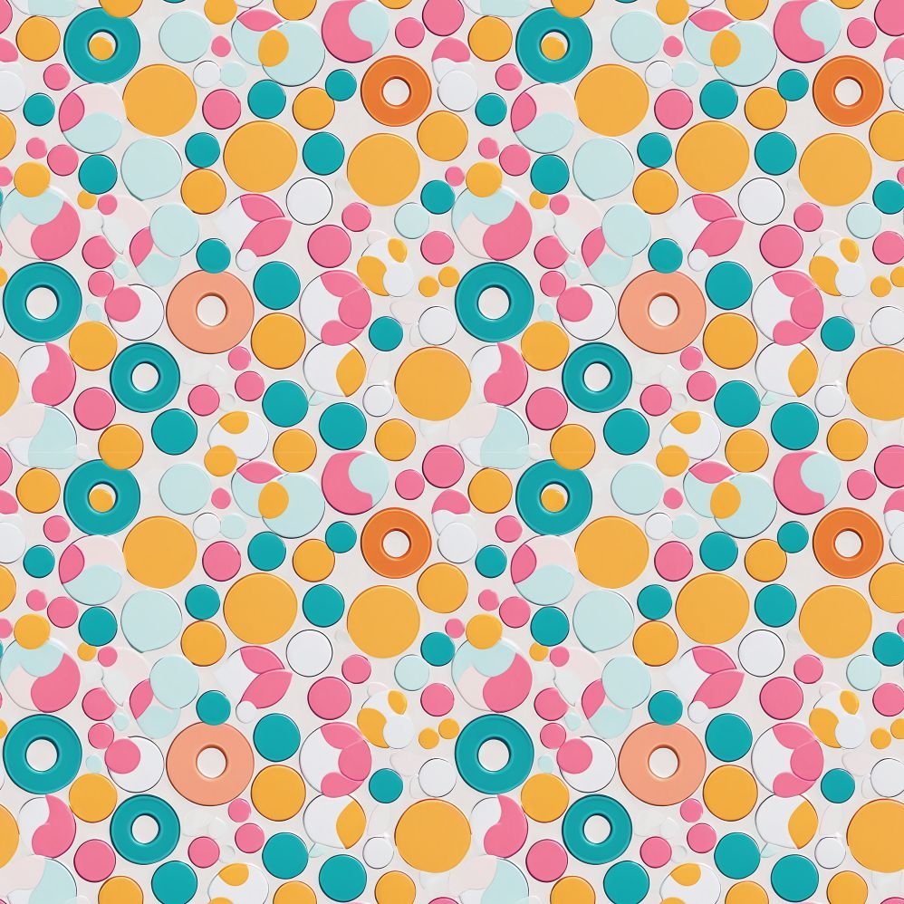 Lycra Estampada – Multi Dots