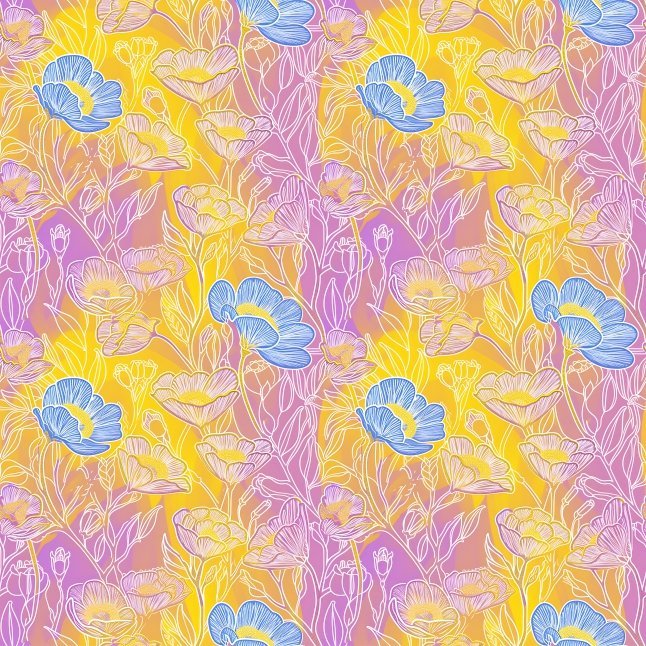 Lycra Estampada – Tulip Multicolor
