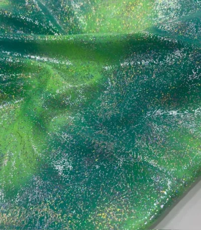 Lycra Flash Foile – Neon Verde