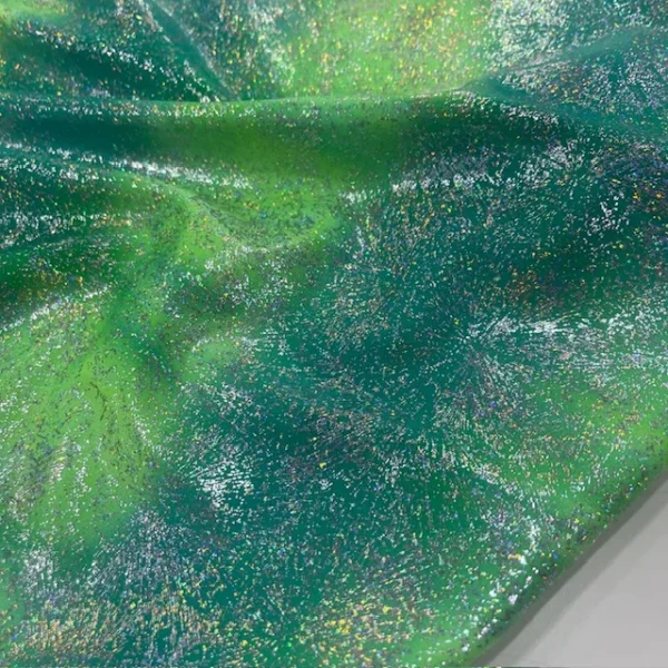 Lycra Flash Foile – Neon Verde