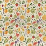 Lycra Reciclada Estampada - Frutas