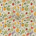 Lycra Reciclada Estampada - Frutas - Image 2