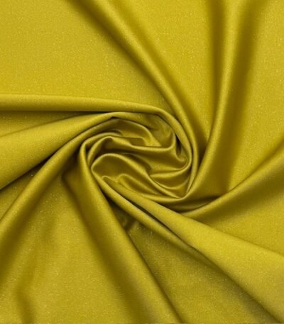 Lycra Mate c/ Glitter Prata – Amarelo Mostarda