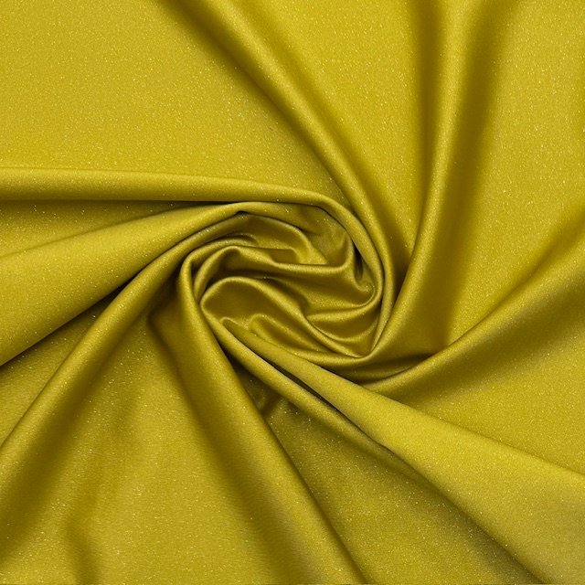 Lycra Mate c/ Glitter Prata – Amarelo Mostarda