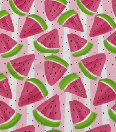 Lycra Reciclada Estampada – Melancia