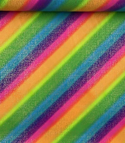 Lycra Rainbow Foil