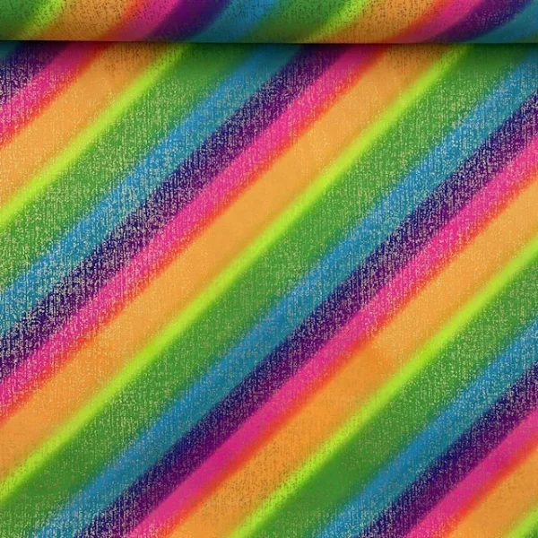 Lycra Rainbow Foil