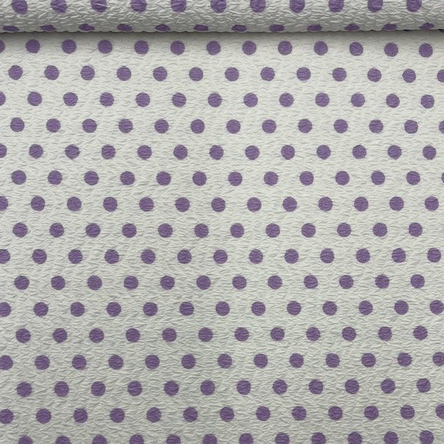 Lycra Texturada Estampada – Lilás