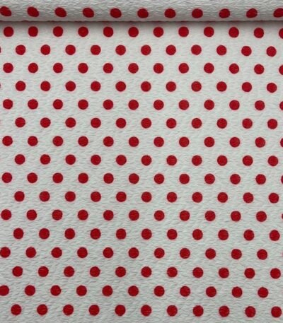 Lycra Texturada Estampada – Vermelho