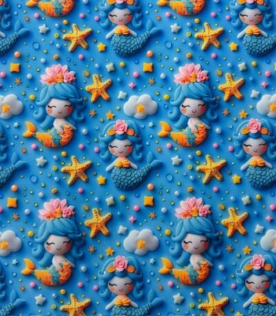 Lycra Estampada – Sereias