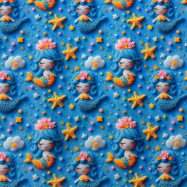 Lycra Estampada – Sereias