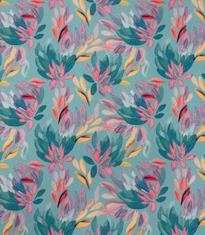 Malha Fria Flowers – Turquesa