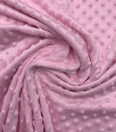 Malha Minky – Rosa Claro