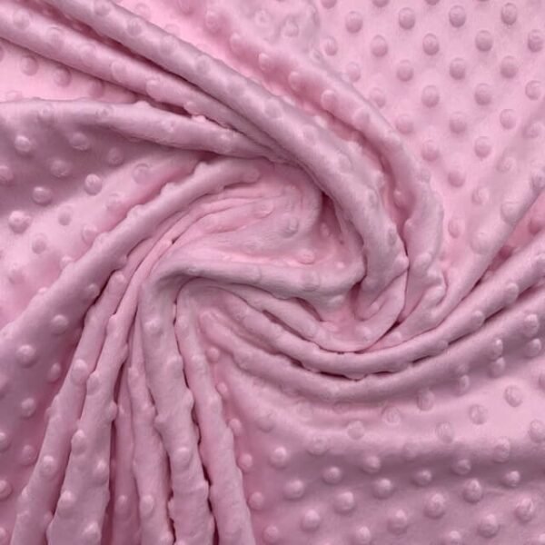 Malha Minky – Rosa Claro