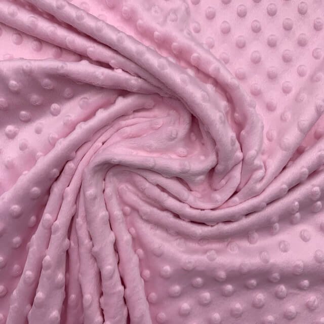 Malha Minky – Rosa Claro