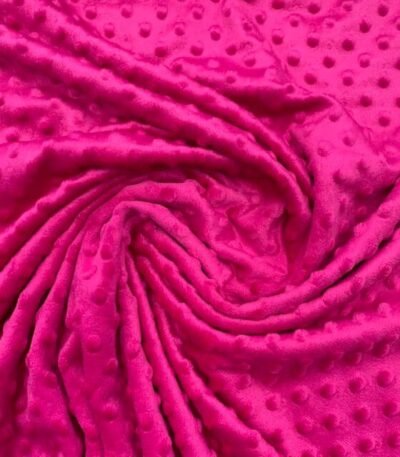 Malha Minky – Rosa Fuxia