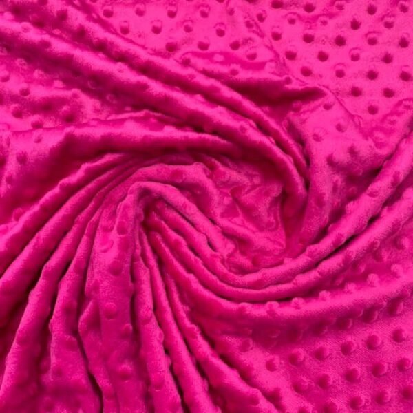 Malha Minky – Rosa Fuxia