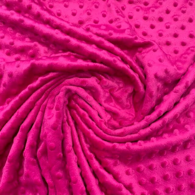 Malha Minky – Rosa Fuxia