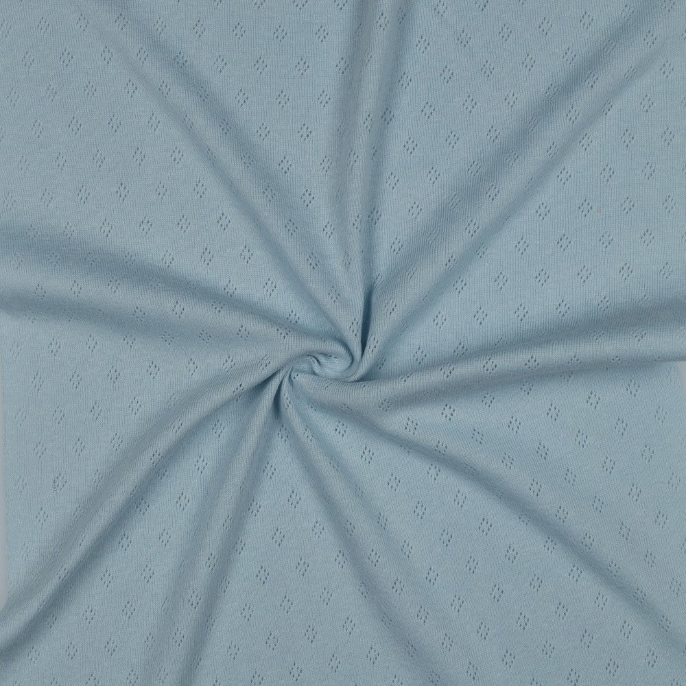 Tecido Malha Pointoille Azul v Violet Fabrics