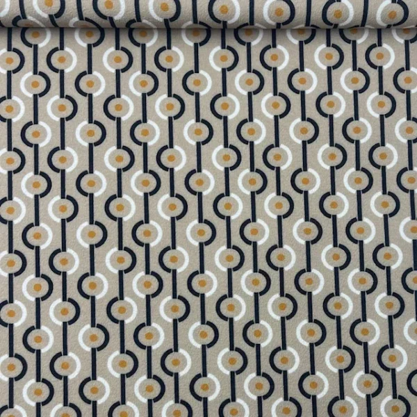 Malha Scuba Crepe – Dots