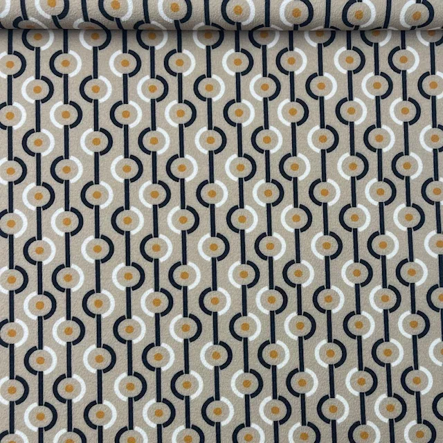 Malha Scuba Crepe – Dots