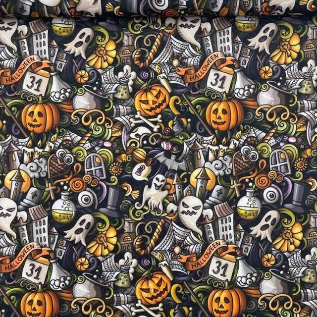 Tecido Halloween