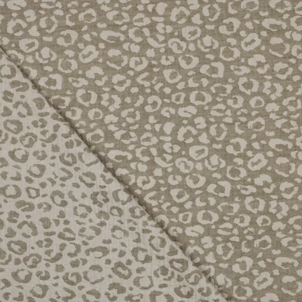 Musselina Jacquard Leo – Taupe