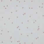 Musselina Corações – Branco - imagem 2
