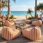 Nylon Riscas Plastificado Impermiavel - Laranja - Image 3