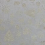 Tecido Panamá Lurex Natal Dourado 2,80 mt Largura