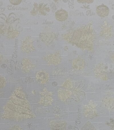 Tecido Panamá Lurex Natal Dourado 2,80 mt Largura