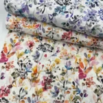 Linho Peony Roses – Azul - imagem 4