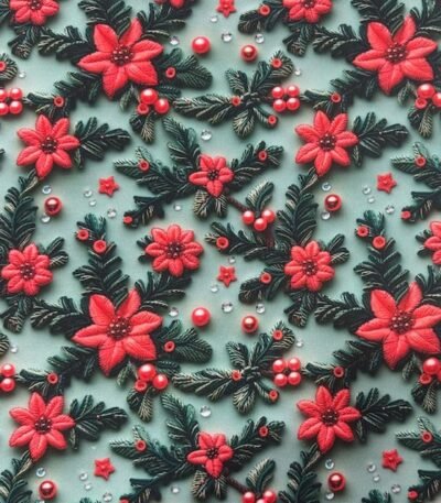 Policanvas Natal – 3D Flower
