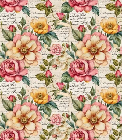 Policanvas – Letter Flowers