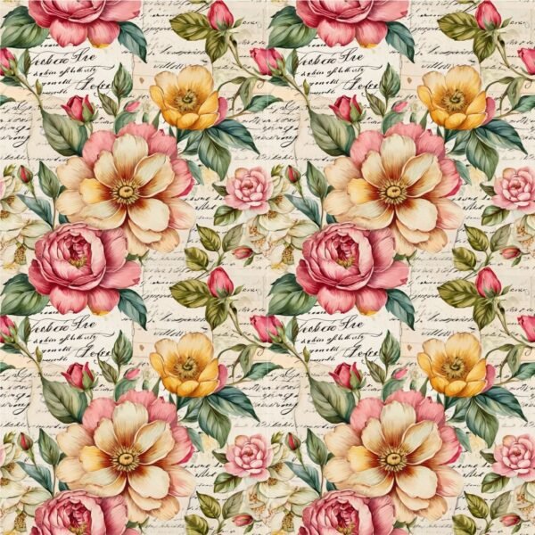 Policanvas – Letter Flowers