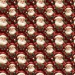 Tecido Decoração Policanvas Natal Pai Natal