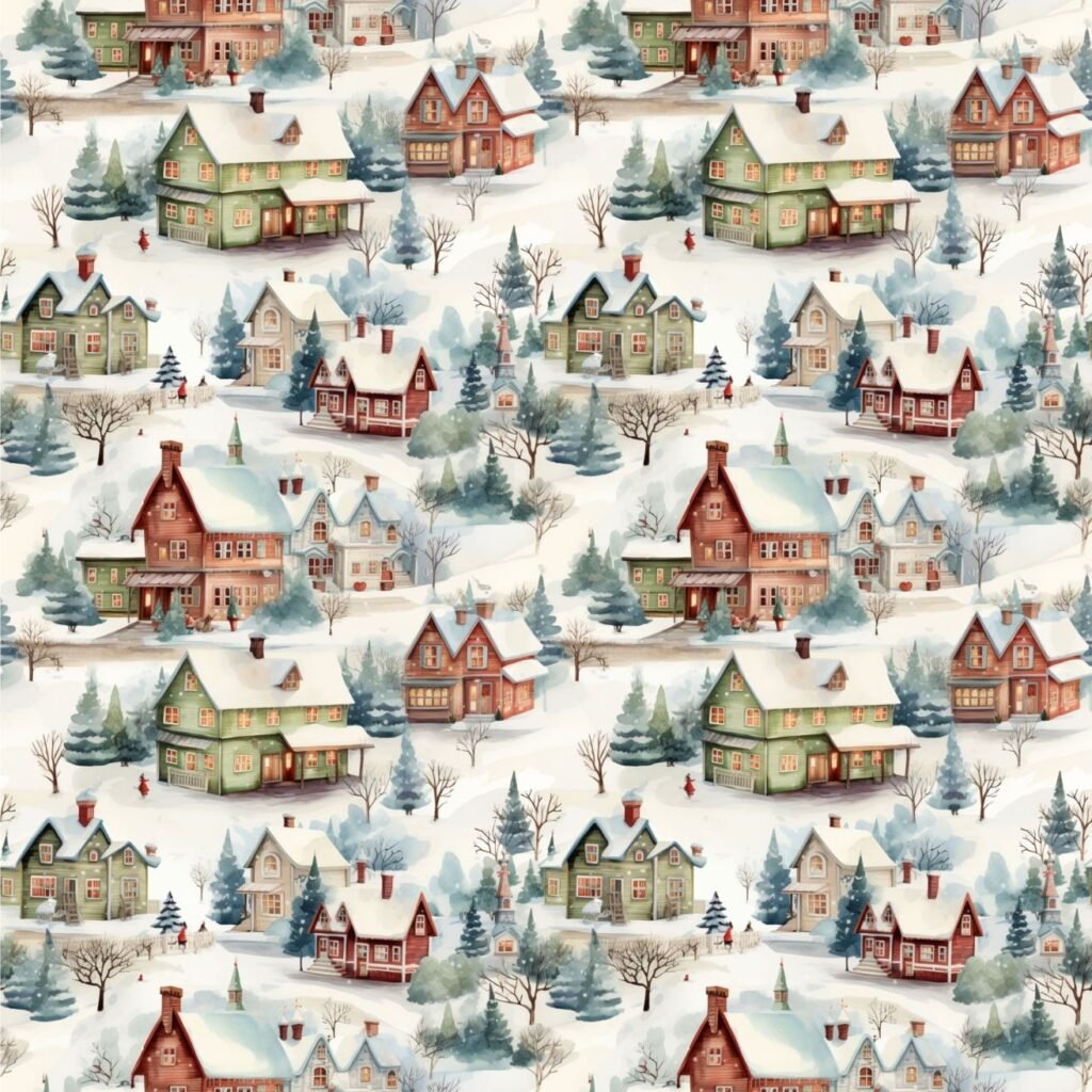 Policanvas Natal – Santa Claus Home