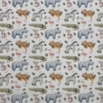 Tecido Popeline Animais Selva