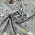 Popeline Animals – Verde - imagem 2