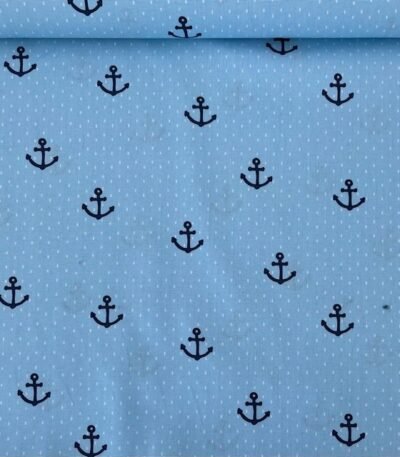 Popeline Baby Marine – Azul