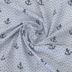 Popeline Baby Marine – Branco - imagem 2