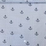 Popeline Baby Marine – Branco