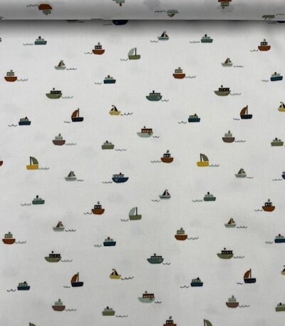 Popeline Boat – Branco