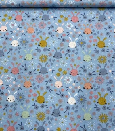 Popeline Bunny – Azul