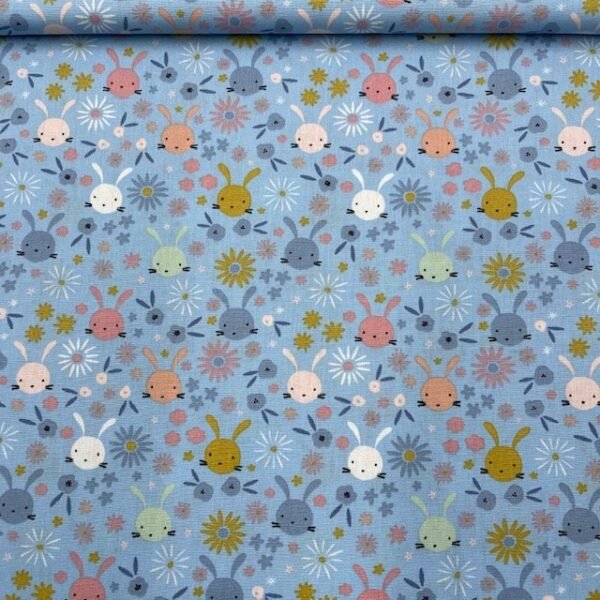 Popeline Bunny – Azul